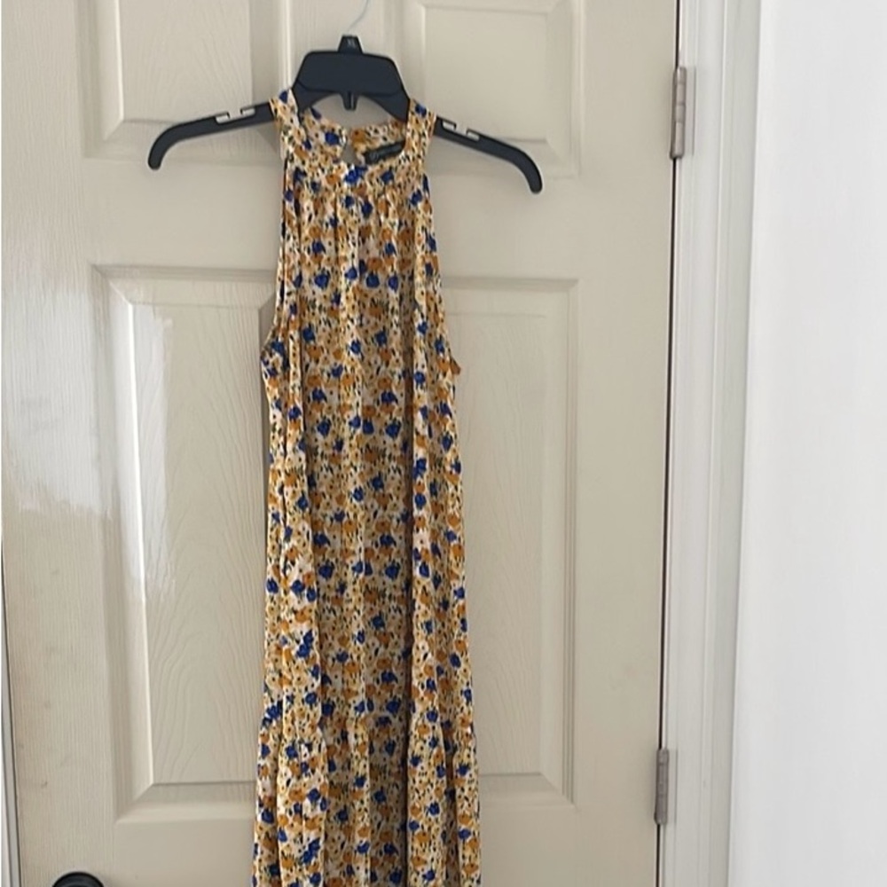 Pretty garden floral Maxi Dress size small
